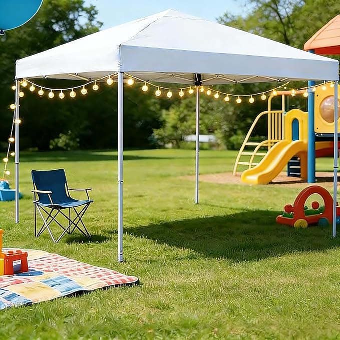 ZENY 10x10 Pop Up Canopy Tent Easy Set-up Outdoor Patio Canopy Adjustable - Image 3