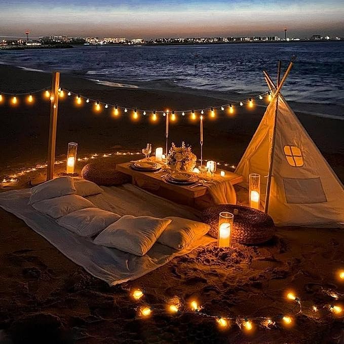 60FT Solar String Lights Outdoor Waterproof - Image 7