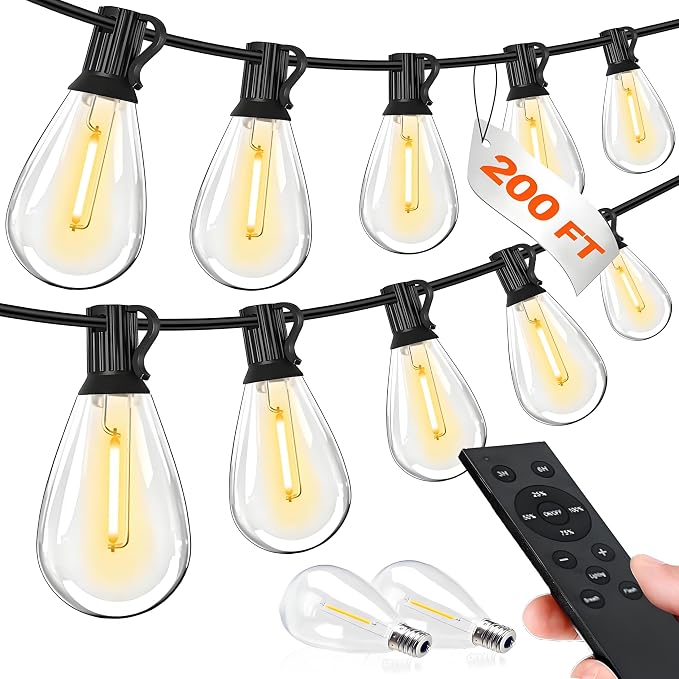 Tenmiro 200FT LED Outdoor String Lights by Tenmiro
