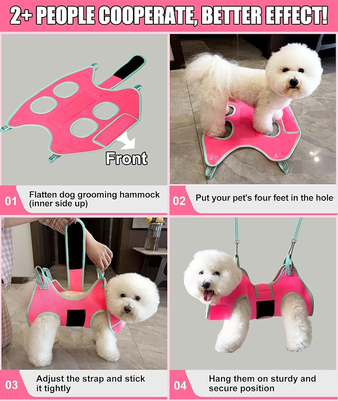 Dog Grooming Hammock, Small Dog Hammock - Image 4