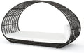 GDFStudio Bedford Outdoor Wicker Overhead Canopy Daybed w/Water Resistant by GDFStudio