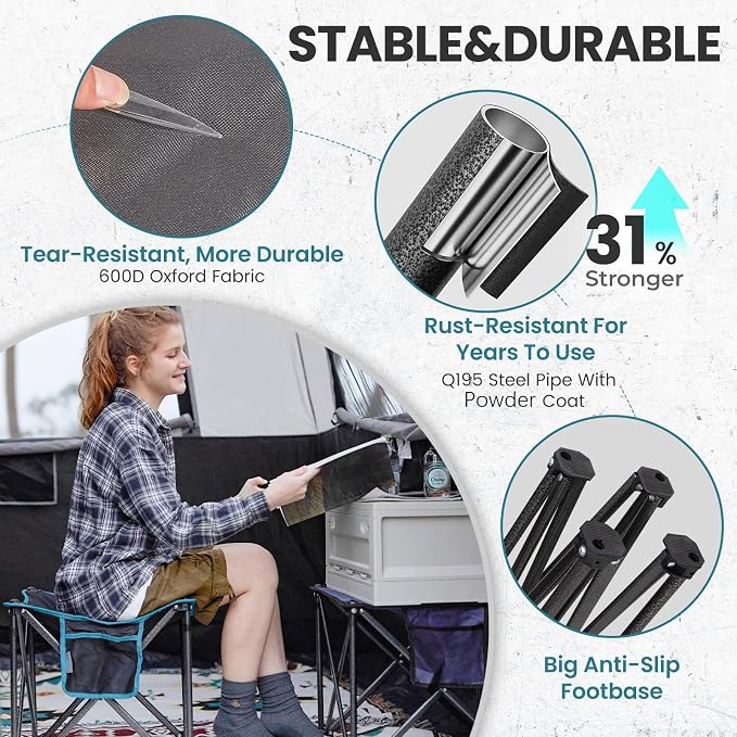 FUNDANGO Oversized Camping Stool - Image 6