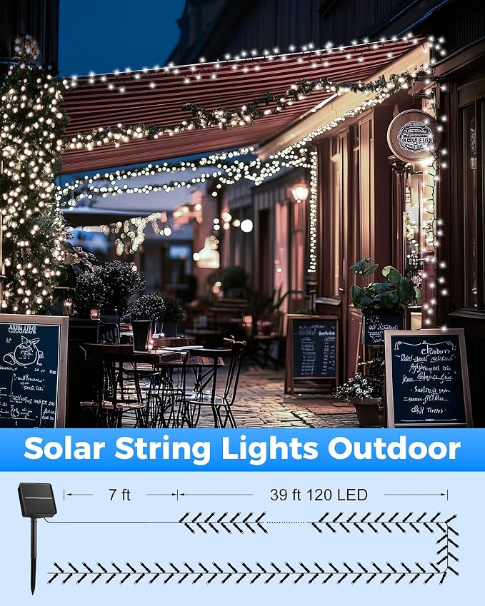 Brightown 2 Pack Solar String Lights - Image 6