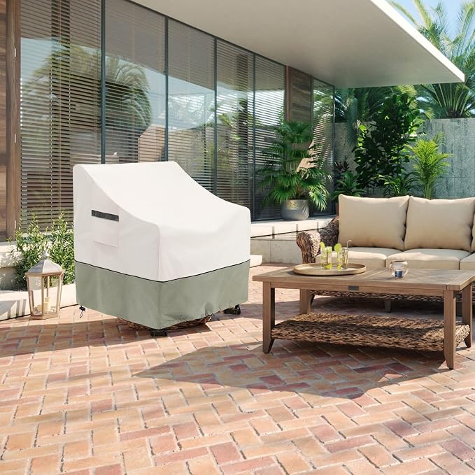 Outdoor Swivel Lounge Chair Cover, 100% Waterproof Heavy Duty Outdoor Chair - Image 6