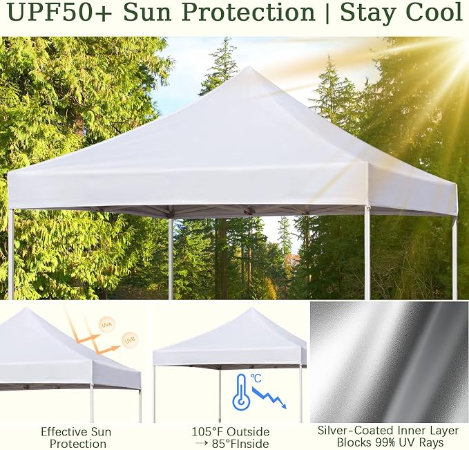 10x10 Canopy Replacement Top Cover - Image 4