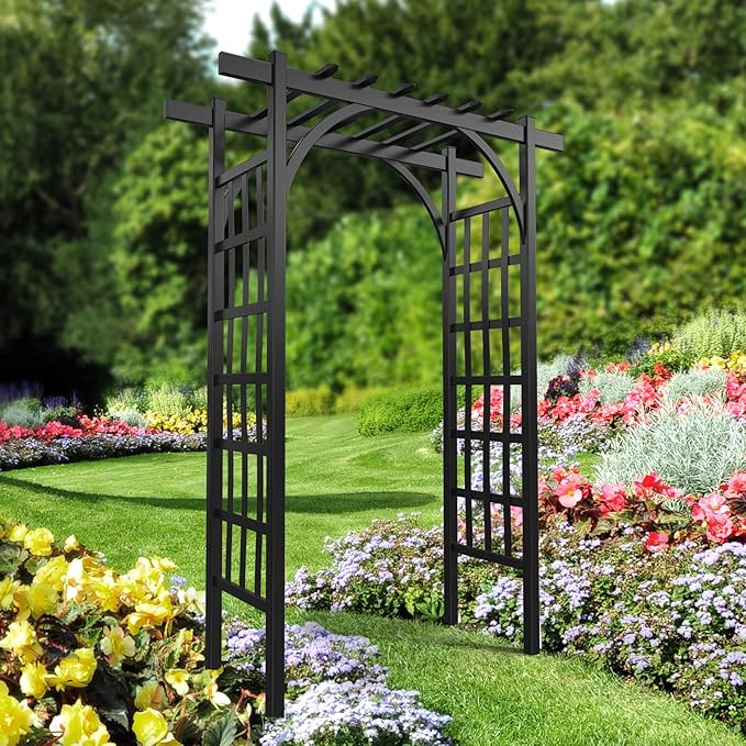 VINGLI Garden Arbor, PVC Wedding Arch by VINGLI