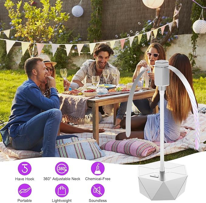 Fly Fans for Tables, Fly Repellent Fan Outdoor Indoor Keep Flies Away, - Image 3