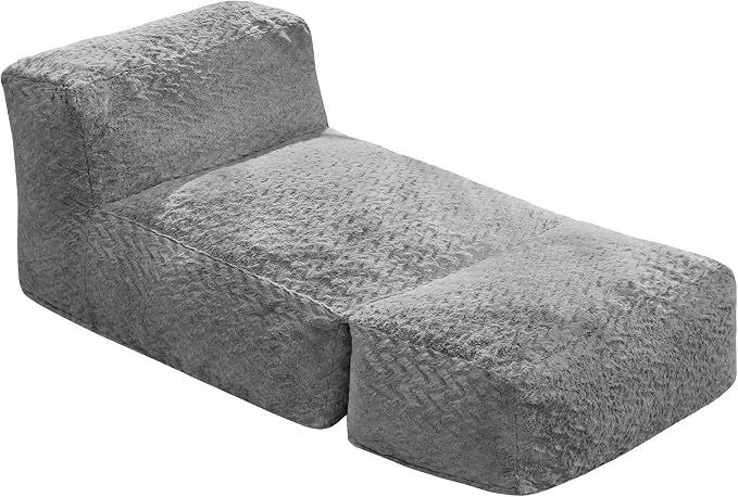 Hobestluk Bean Bag Chair Big Bean Bag Lounger - Image 9
