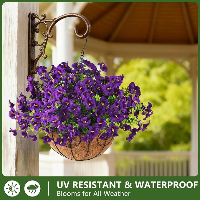 INQCMY Artificial Fake Petunias Flowers - Image 4