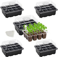 Bonviee 5-Pack Seed Starter Tray Seedling Kits, Plant Starter Kit by BonvieeDirect