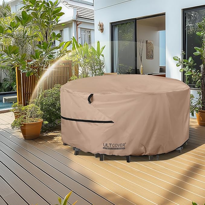 ULTCOVER 48 inch Round Patio Table Cover - Image 7