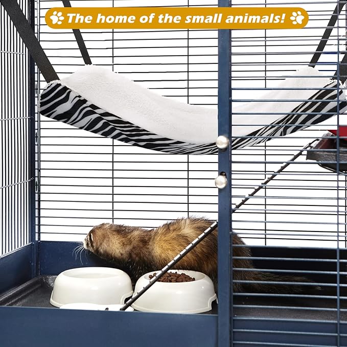Jetec 2 Pack Cat Hammock for Cage, Catio Accessories Reversible Soft Cats Bed - Image 5
