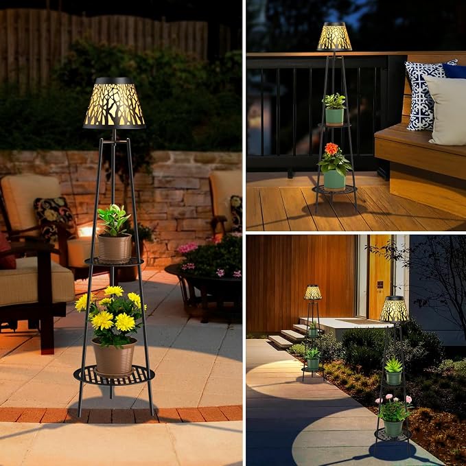 2 Pack 45.5'' Outdoor Floor Lamps - Image 6