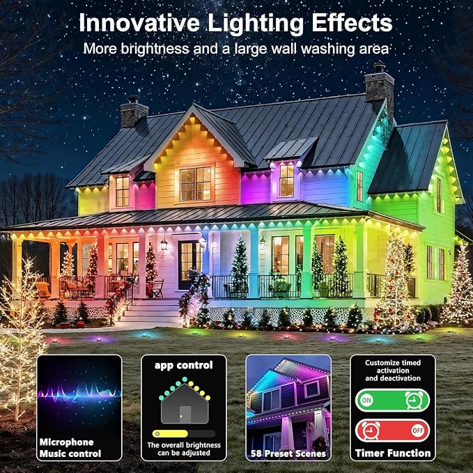 500FT Permanent Outdoor Lights Waterproof - Image 7