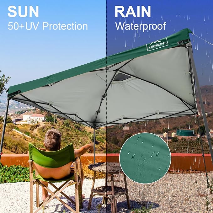 KAMPKEEPER Replacement Top Pop Up Canopy Tent Cover Roof - Image 2