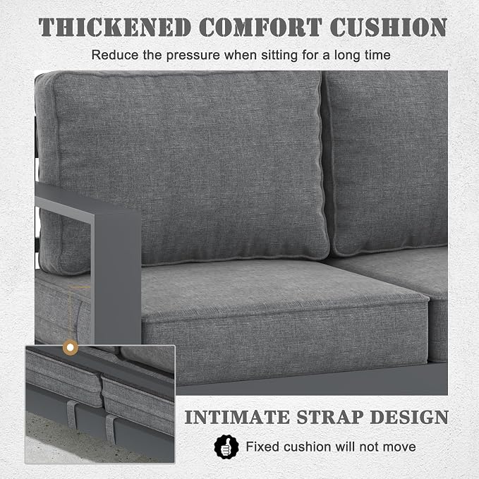 Outdoor Aluminum Furniture Set - Image 4