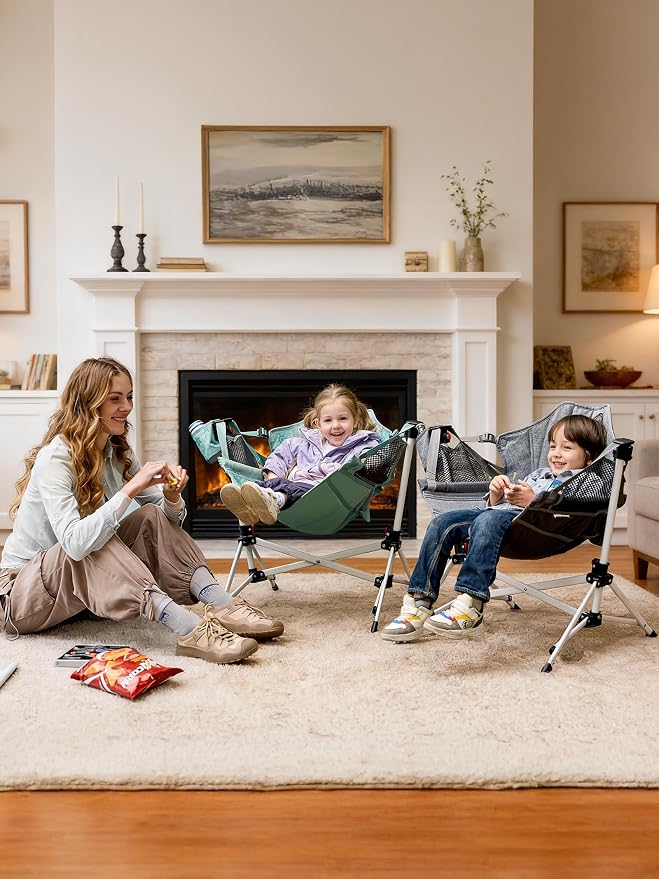 EVER ADVANCED Kids Hammock Chair Foldable, Kids Camping Chair - Image 8