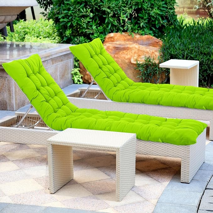 Bucherry 67 x 19 Inch Chaise Lounge Cushions Soft Lounge Chair Cushion Gravity - Image 7