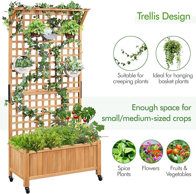 Yaheetech 72" H Garden Planter - Image 4
