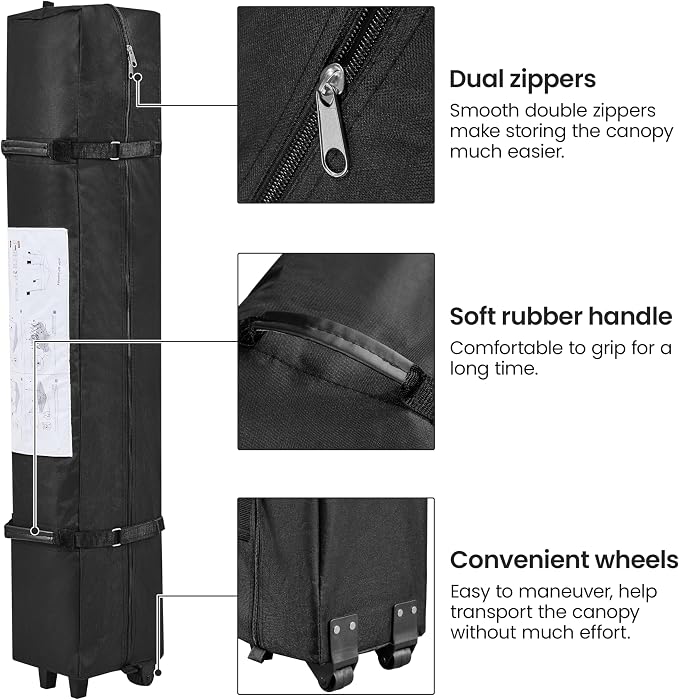 Yaheetech 12x12 Pop Up Canopy Easy Set-up Tent, Portable Outdoor Canopy Instant - Image 8