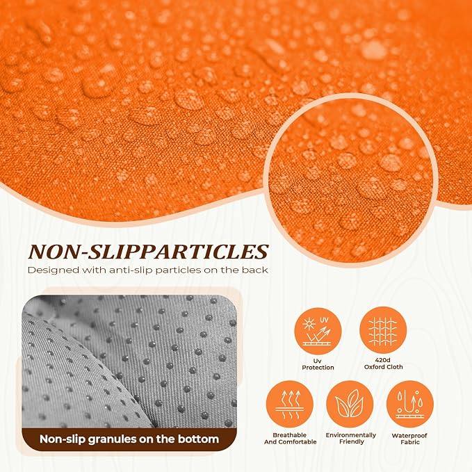 Waterproof Long Lounger Chair Cushion Outdoor Chaise Lounge Chair Cushionswith - Image 5
