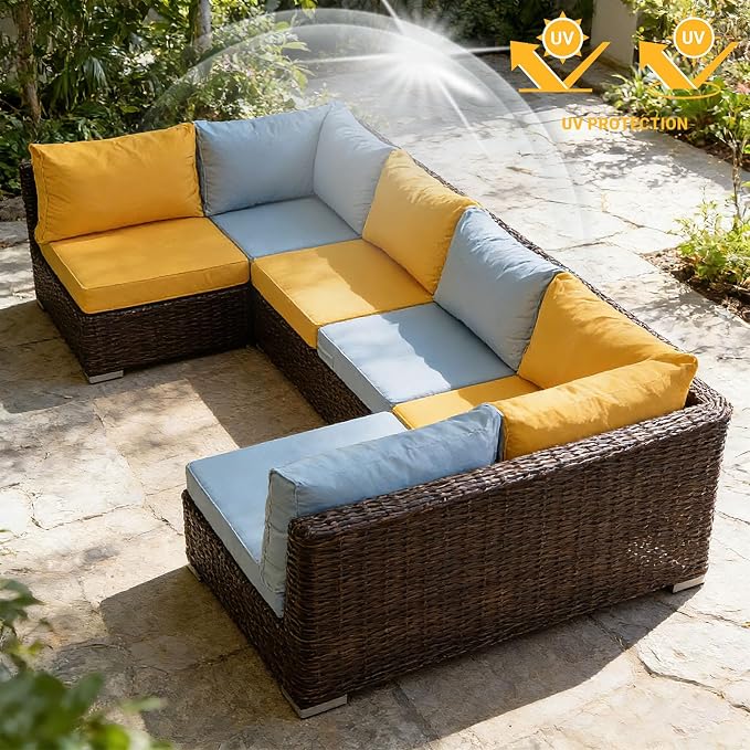 Outdoor Cushions Covers for Patio Furniture, Patio Cushion Covers Replacement - Image 5