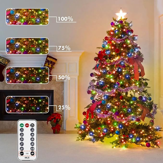 75.8 FT 200 LED Color Changing Christmas String Lights - Image 4
