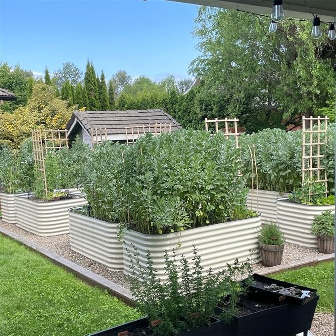 32" Extra Tall Raised Garden Bed Kits, 2.5 x 9.5 x 2.7ft Deep Root 10 in 1 - Image 9