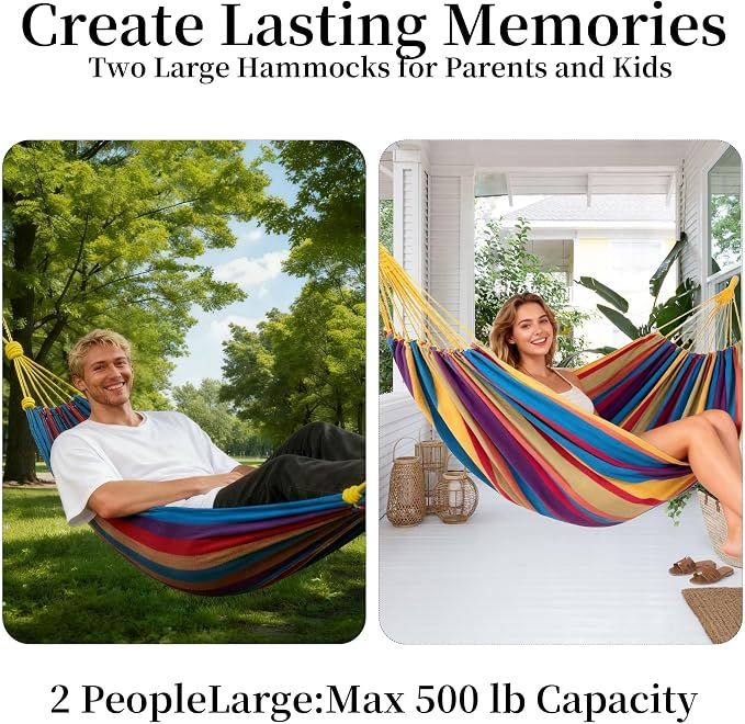 2Pack Hammocks |Camping Hammock | Portable Outdoor Hammock Set | - Image 2