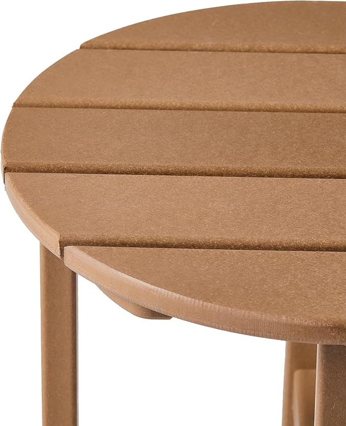 WestinTrends Dylan Adirondack Round Outdoor Side Table - Image 9