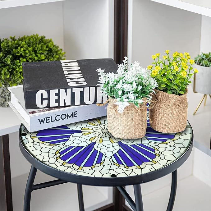 12 Inch Small Outdoor Side Table - Image 5
