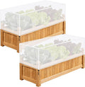 2 Pack Garden Netting for Raised Beds, 37.4" x 19.6" x 19.6" Garden Bed Insect by PurpleStar