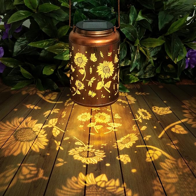Sunflower Solar Lanterns Outdoor Waterproof, Birthday Sunflower Gifts - Image 2