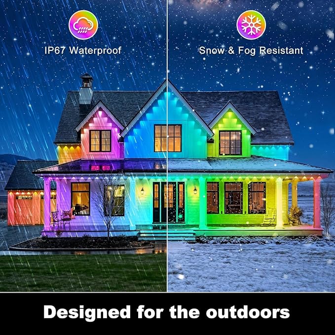 500FT Permanent Outdoor Lights Waterproof - Image 3