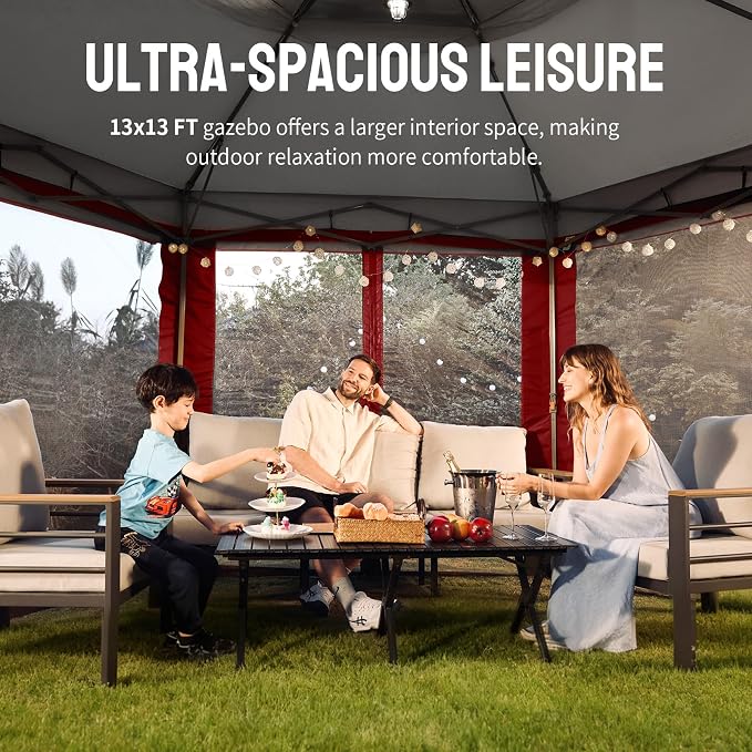 CROWN SHADES 13x13 Pop Up Gazebo - Image 4