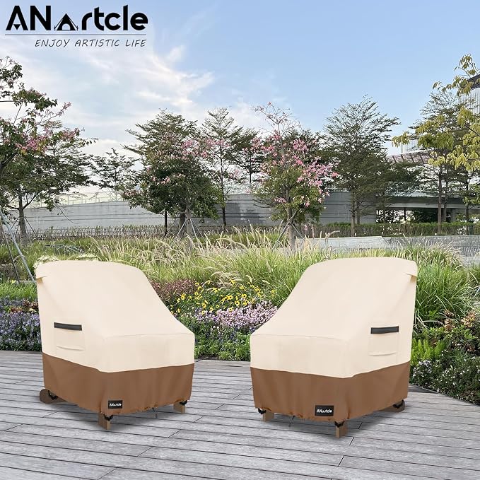 Patio Chair Covers, 600D Waterproof Heavy Duty Outdoor Lawn Patio Furniture - Image 7