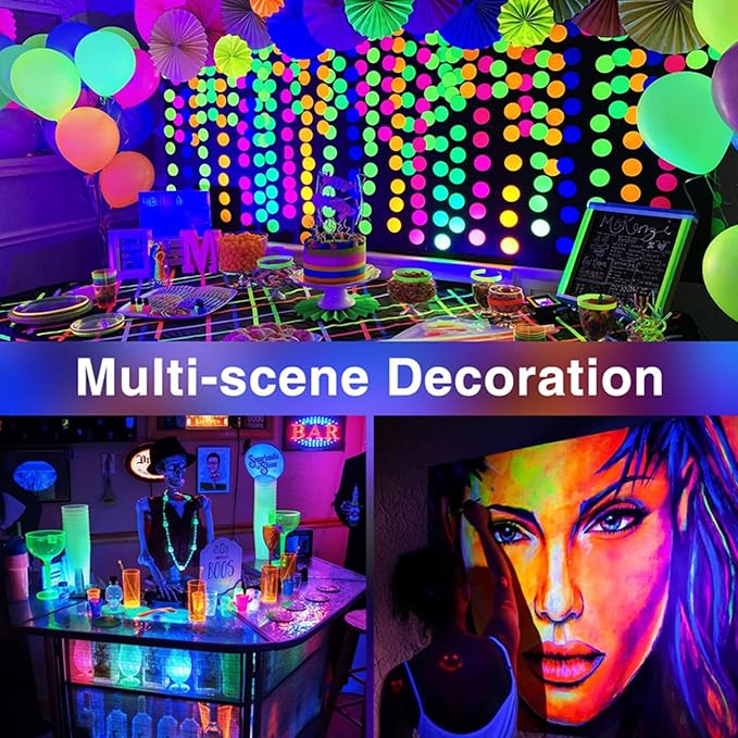 Black Light Outdoor, 3W Halloween Blacklight Spotlight IP67 Waterproof - Image 3