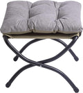 15" Foldable Foot Stool Ottoman by WELL-STRONG
