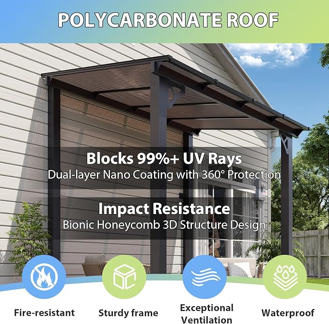 Aoxun 8’x 5’ Premium Gazebo - Image 7