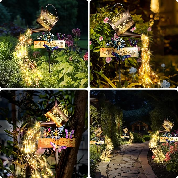 Solar Watering Can Light, Solar Lights Outdoor Decor, Garden Decor Lights - Image 6