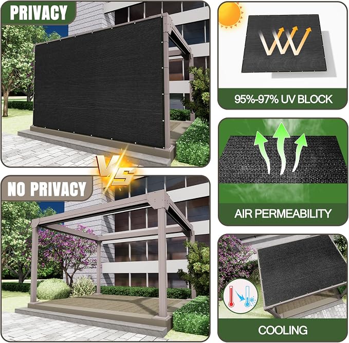3'x 6' Pergola Shade Cover - Image 4