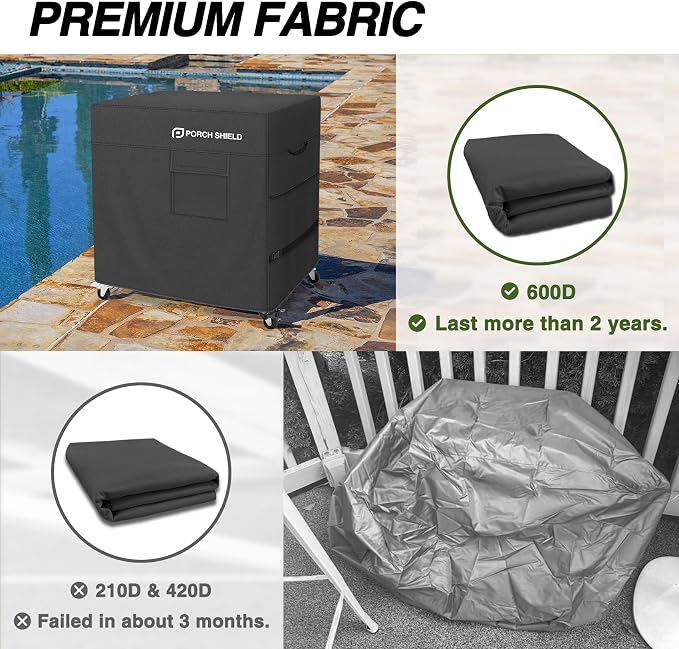 Porch Shield Outdoor Prep Table Cover –Waterproof Patio Dining Cart Cover - Image 4
