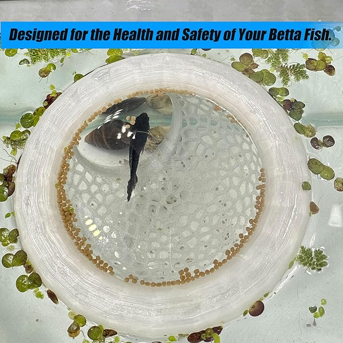 Aquarium Floating Betta Fish Skins, Betta or Shrimp Feeder, Cave and Hammock - Image 2