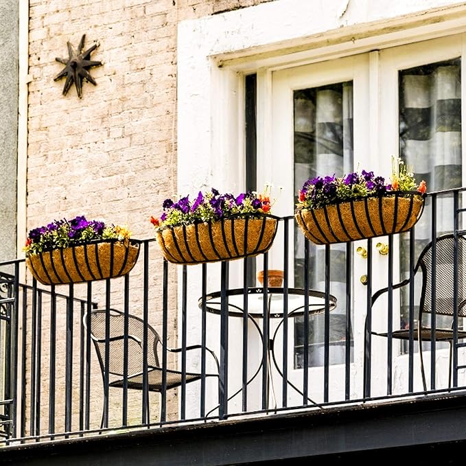 Railing Planter Window Box Deck Balcony Rail Planter 24 Inch - Image 3