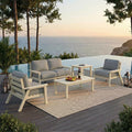 HDPE Patio Furniture Set 4 Seats, Outdoor Couch by YourPerfectOutdoorEscape