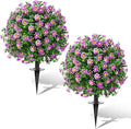 Artificial Topiary Bushes for Outdoors by FAJUNZH