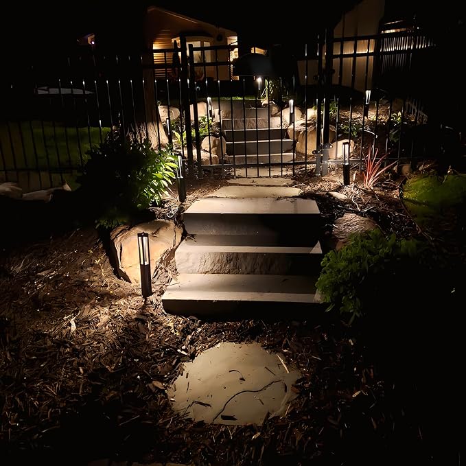 LEONLITE 5CCT 10-Pack Low Voltage Landscape Pathway Lights, Update - Image 6