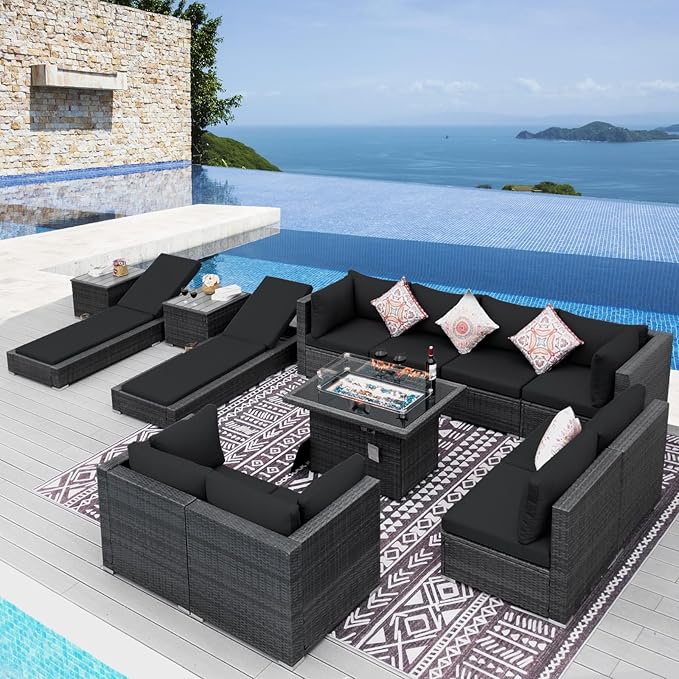 NICESOUL 13 Piece Patio Set by NICESOUL