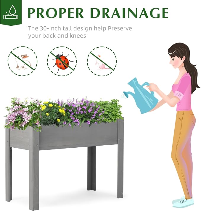 SoliWood Set of 2 Raised Garden Bed - Image 7