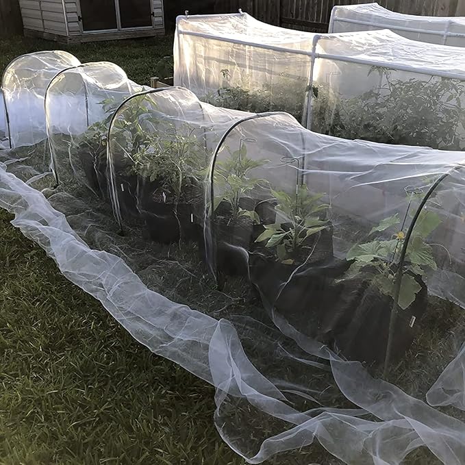 Garden Hoops Grow Tunnel for Raised Beds, 6 Sets 25.6" x 31.5" Rust-Proof Steel - Image 3